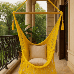 Silla colgante amarilla SKU0009