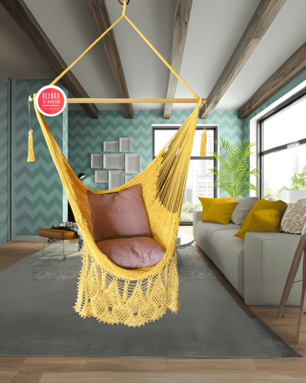 Silla colgante amarilla SKU0009