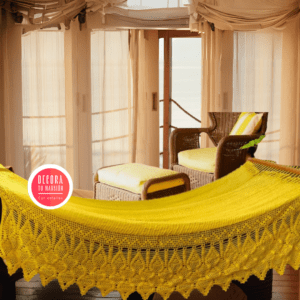 Hamaca Amarillo Borde doble campana SKU0010