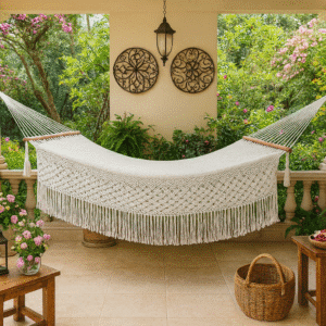 Hamaca de lujo borde acordeón SKU 0031