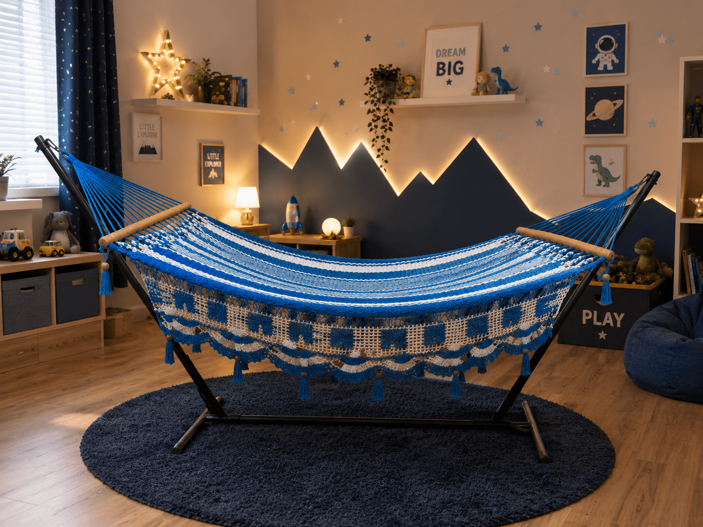 Hamaca para niño "Blue Adventure"