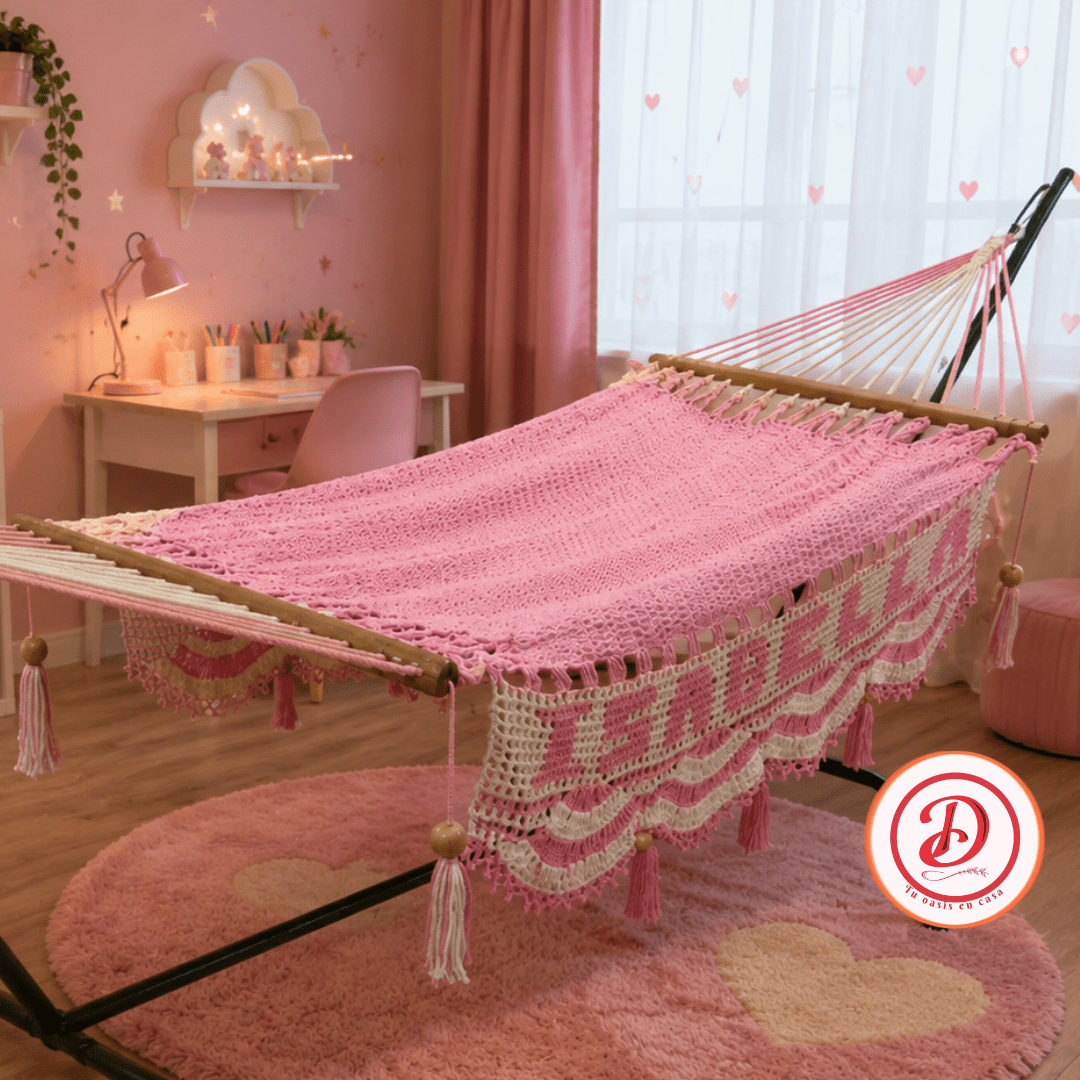 Hamaca de niña "Dulce Rosa"